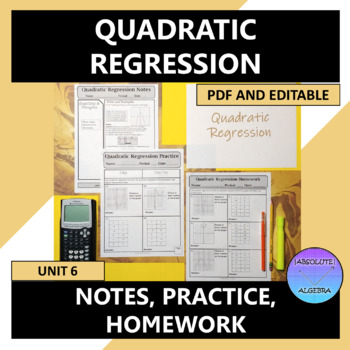 quadratic regression homework