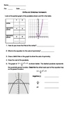 Quadratic Shifts and Stretches Homework with Graphic Organizer