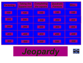 Quadratic jeopardy Review Promethean Flipchart