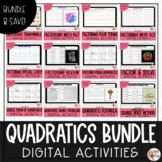 Quadratics Mega Bundle Digital Activities