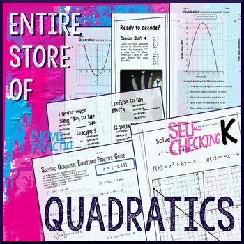 Preview of Quadratics Package