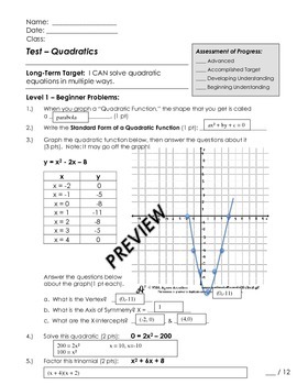 quadratic formula qreader code worksheet