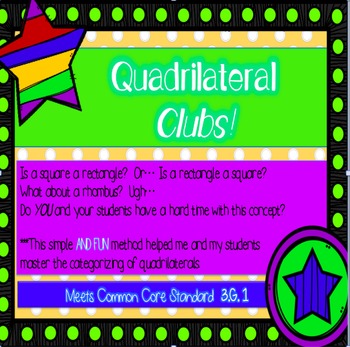 Preview of Quadrilateral Clubs