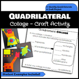 Quadrilateral Collage Activity - Identifying Shapes in Mat