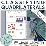 Classifying Quadrilaterals Worksheet Freebie