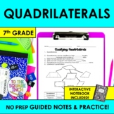 Quadrilaterals Notes & Practice | + Interactive Notebook Format
