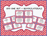 Quadrilateral Properties - Odd One Out Activity