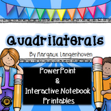 Quadrilateral Properties Power Point and Interactive Notebook