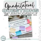 Quadrilateral Questions for Mathematical Reasoning & Commu