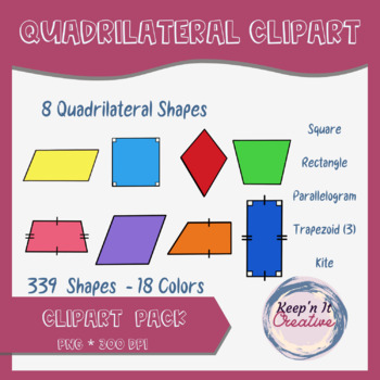 Preview of Quadrilateral Shapes Clipart