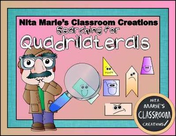 Preview of Classifying Quadrilaterals Activities Presentation Worksheets Sorting Shapes