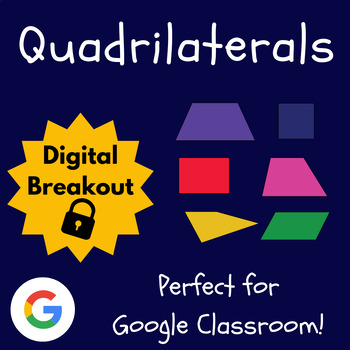 Preview of Quadrilaterals Escape Room | Geometry Digital Breakout