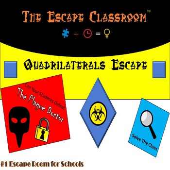 Preview of Quadrilaterals Escape Room | The Escape Classroom