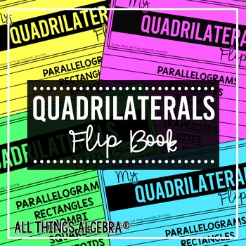Preview of Quadrilaterals | Flip Book