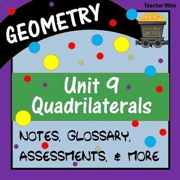 Preview of Quadrilaterals (Geometry - Unit 9)
