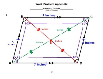 Preview of Quadrilaterals - Guided Notes-Intro to Parallelograms Student & Teacher Versions