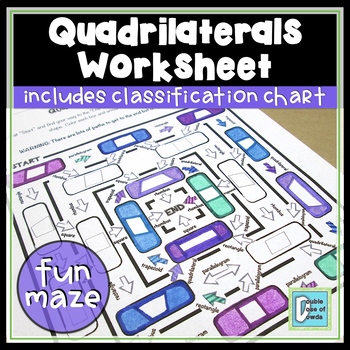 Quadrilaterals Worksheet by A Double Dose of Dowda | TpT