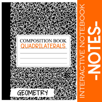 Preview of Quadrilaterals Notes for Geometry Interactive Notebooks