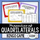Quadrilaterals (Parallelograms, Rectangles, Rhombi, Squares, Trapezoids) | Bingo