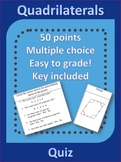 Quadrilaterals Quiz