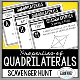 Quadrilaterals | Scavenger Hunt
