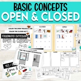 Qualitative Concepts: Open & Closed | Following Directions