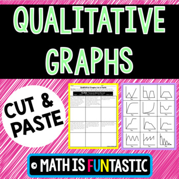 Qualitative Graphs Cut Paste by Math is FUNtastic TPT