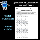 Qualitative VS Quantitative Data Multiple Choice Worksheet