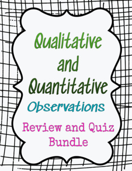 Quantitative observations