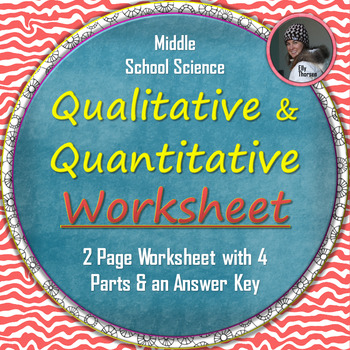 Preview of Qualitative and Quantitative Observations Worksheet