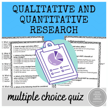 qualitative research quiz pdf