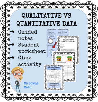 Preview of Qualitative vs Quantitative Data