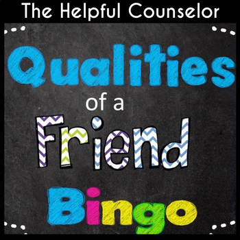 Preview of Social Skills Game: Friendship Bingo