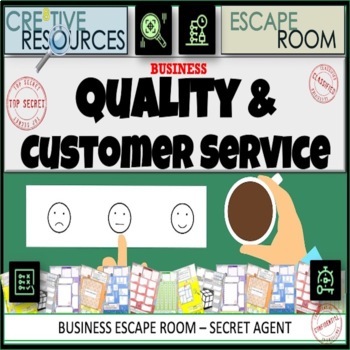 Preview of Quality & Customer Service Escape Room