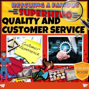 Preview of Quality and Customer Service Escape Room