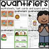 Quantifiers {Much, Many, Few, Little, Some, Any, No, A, An}