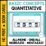 Quantitative Concepts Speech Therapy BOOM Cards™️ Digital 