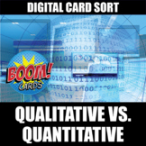 Quantitative and Qualitative Boom Cards | Distance Learning