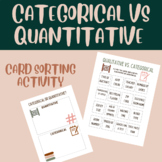 Quantitative vs. Categorical Card Sort