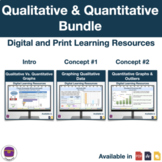 Quantitative & Qualitative Data Management BUNDLE | Easel,