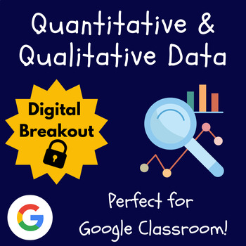 Preview of Quantitative vs. Qualitative Escape Room (Data Digital Breakout)