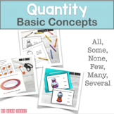 Quantity Concepts Speech Therapy | All Some None Many Few 