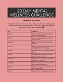 Quarantine 20 Day Mental Wellness Challenge