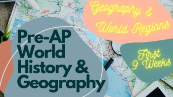 Preview of Quarter 1 Pre-AP World History and Geography Principles of Geography Bundle