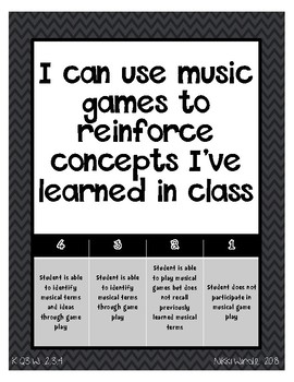 Preview of Quarter 3 "I Can" Statements with Marzano scales (black and white)