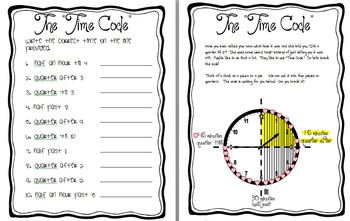 Quarter After- Quarter Til- and Half Past- Time Code Resources | TpT