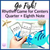 Quarter + Eighth Notes Go Fish Rhythm Card Game for Elemen