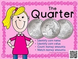 Quarter - Math Money Center, Money Unit, Summer Packet