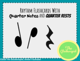 Quarter Note and Quarter Rest Rhythm Flashcards