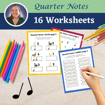 Preview of Quarter Notes - Worksheets